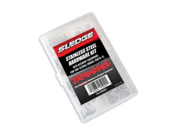 Traxxas TRX9592X HARDWARE KIT, STAINLESS STEEL, SLEDGE (CONTAINS ALL STAINLESS STEEL HARDWARE USED ON SLEDGE) - transparante