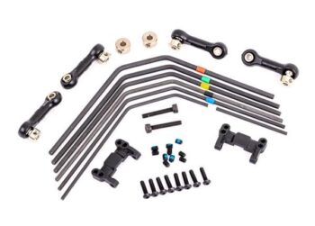 Traxxas TRX9595 Sway bar kit, Sledge (front and rear) (includes front and rear sway bars and linkage)