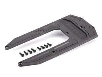 Traxxas TRX9623A Skidplate, chassis, graphite gray (fits Sledge) - een donkergrijze, U