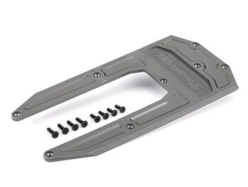 Traxxas TRX9623P Skidplate, chassis, gray (fits Sledge) - grijskle