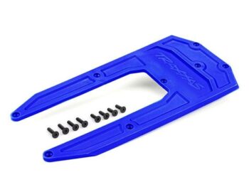 Traxxas TRX9623X Skidplate, chassis, blue (fits Sledge) - blauwe