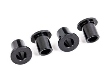 Traxxas TRX9632 Kingpin bushings, machined steel (4) - vier zwarte