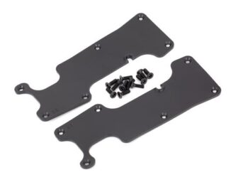 Traxxas TRX9634 Suspension arm covers, black, rear (left and right)/ 2.5x8 CCS (12) - twee zwarte