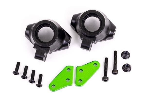 Steering block arms (aluminum, green-anodized) (2)/ steering blocks, left or right Traxxas TRX9637G Steering block arms (aluminum, green-anodized) (2)/ steering blocks, left or right - een set RC