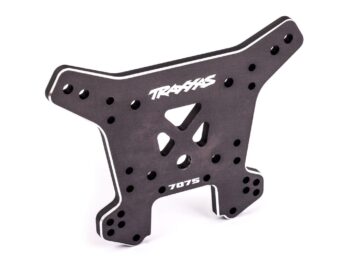 Traxxas TRX9638A Shock tower, rear, 7075-T6 aluminum (dark titanium-anodized) (fits Sledge) - zwarte