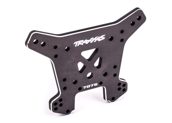 Traxxas TRX9638A Shock tower, rear, 7075-T6 aluminum (dark titanium-anodized) (fits Sledge)