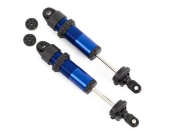 Traxxas TRX9661 Shocks, GT-Maxx, long, aluminum (blue-anodized) (fully assembled w/o springs) (2) - twee