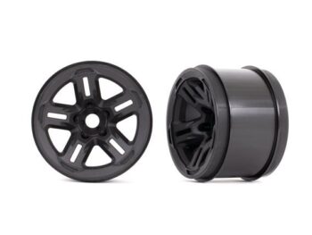 Traxxas TRX9671 Wheels, 3.8' (black) (2) (17mm splined) - twee