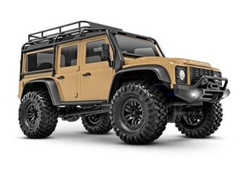 Traxxas TRX97054-1TAN Traxxas TRX-4M 1/18 Scale and Trail Crawler Land Rover 4WD Electric Truck with TQ Tan