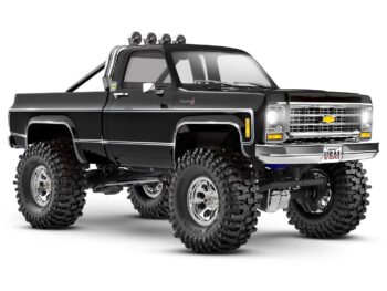 Traxxas TRX97064-1BLK Traxxas TRX-4M High Trail Crawler with 1979 Chevrolet K10 Truck Body: 1/18-Scale 4WD Electric Truck Black - zwarte