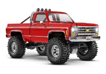 Traxxas TRX97064-1RED Traxxas TRX-4M High Trail Crawler with 1979 Chevrolet K10 Truck Body: 1/18-Scale 4WD Electric Truck Red
