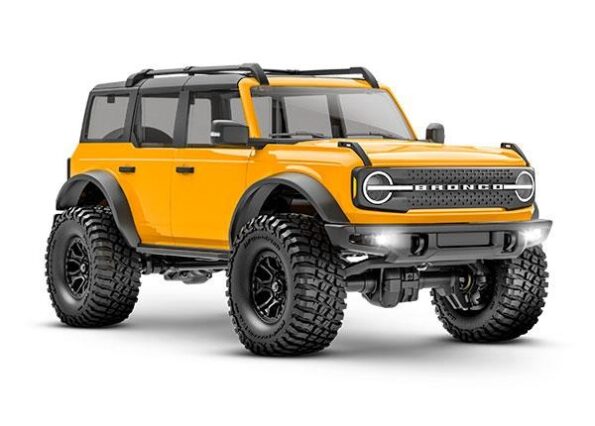 Traxxas TRX97074-1ORNG Traxxas TRX-4M 1/18 Scale and Trail Crawler Ford Bronco 4WD Electric Truck with TQ Orange