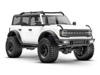 Traxxas TRX97074-1WHT Traxxas TRX-4M 1/18 Scale and Trail Crawler Ford Bronco 4WD Electric Truck with TQ White - witte