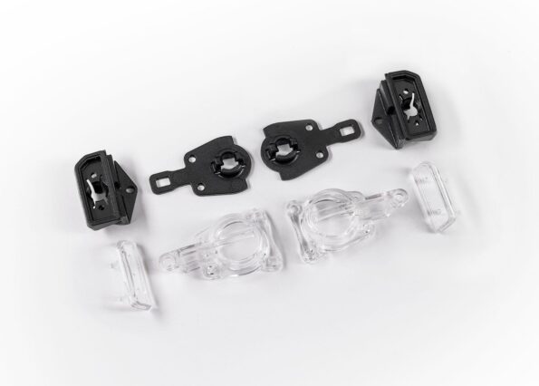 Traxxas TRX9718 LED lenses, body, front & rear (complete set) (fits #9711 body)
