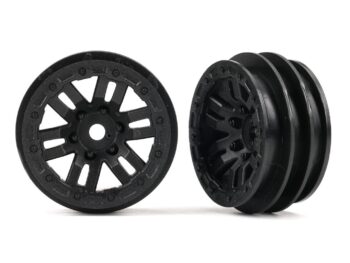 Traxxas TRX9768 Wheels, 1.0 (black) (2) - twee