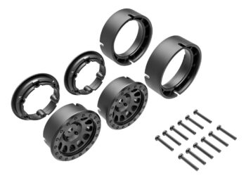 Traxxas TRX9781 Wheels, Method 105 1.0, (black, beadlock) (2) - gedemon