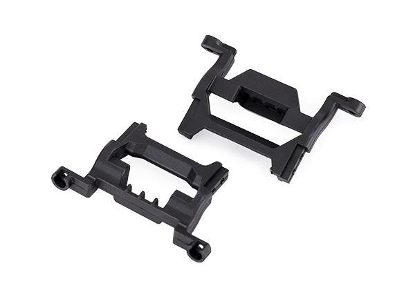 Bumper mount (front (1)/ rear (1)) Traxxas TRX9837 Bumper mount (front (1)/ rear (1)) - twee zwarte