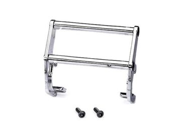 Traxxas TRX9838 Push bar, bumper, chrome (assembled) (fits #9836 bumper)