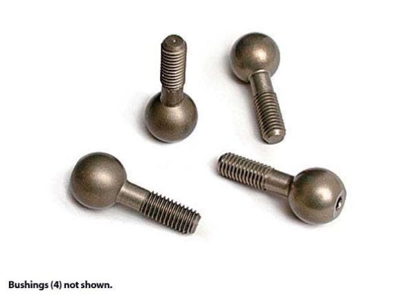 Traxxas TRX4933X Pivot balls, hard-anodized 7075-T6 aluminum (4)/ pivot ball, TRX4933X