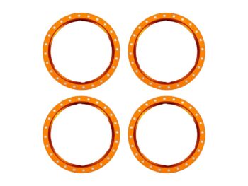 Traxxas TRX10276-ORNG Beadlock rings, orange (machined aluminum) (4) - vier