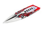 witte rode traxxas spartan rc raceboot