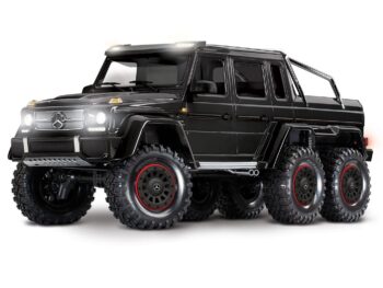 Traxxas TRX88296-4BLK Traxxas TRX-6 Mercedes-Benz G 63 AMG Body 6X6 Electric Trail Truck Clipless Black - zwarte