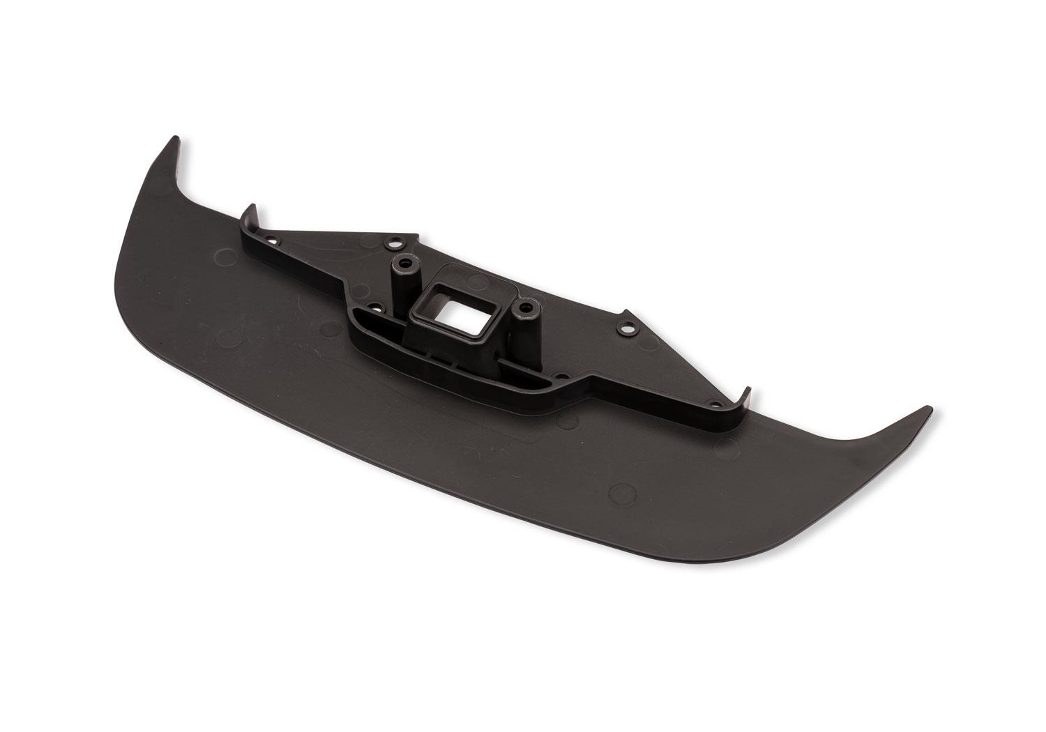 zwarte plastic vleugel rc model Traxxas TRX10532 Front Splitter - een