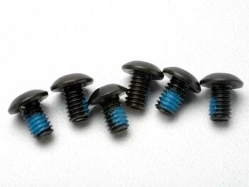 Traxxas TRX3939 Screws, 4x6mm button-head machine (hex drive) (with threadlo, TRX3939 - zes