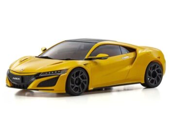 Kyosho MZP252Y Autoscale Mini-Z Honda NSX Yellow Pearl (W-MM) Mini-z body - een felgele Honda NSX sportwagen