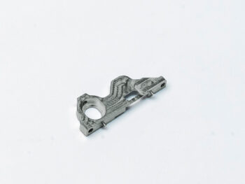 XBILITY RC XB-164 Xbility Aluminum Right Motor Mount V2 (-0.5mm) For XB-SF, XB1 & XB-F1 (1pc) - een zilverkleurig, CNC