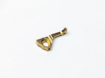XBILITY RC XB-147 Xbility Brass Left Motor Mount V2 For XB1, XB-SF & XB-F1 (1pc) - een goudkleurig, CNC