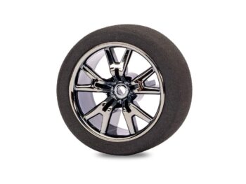 Steering wheel, transmitter (black chrome-plated) - een stuurwiel voor een
