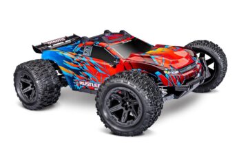 Traxxas TRX67464-4-RED Rustler 4X4 HD VX3 Brushless, Red