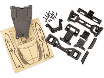 Traxxas TRX3734X Traxxas TRX3734X Chassis & body conversion kit, Rustler (includes front & rear body mounts, latches, hardwar