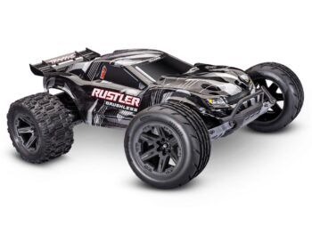 Traxxas TRX37454-4-BLK Rustler 2WD HD VX3 Brushless, Black