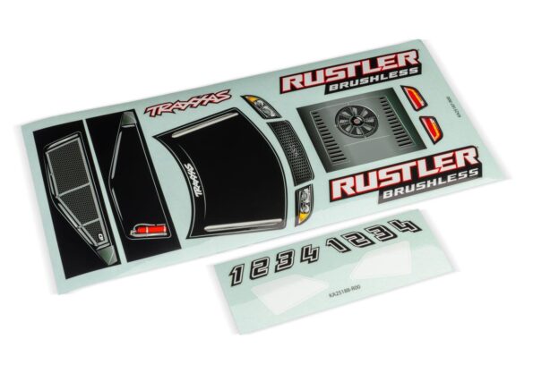 Traxxas TRX3781 Decal Sheets Rustler