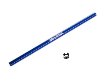 Traxxas TRX6855-BLUE Traxxas TRX6855-BLUE Driveshaft, center, 6061-T6 aluminum (blue-anodized) (214mm)/ center bearing bushin