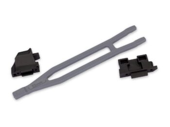 Traxxas TRX7426-SLGRY Traxxas TRX7426-SLGRY Battery hold-down (1)/ hold-down retainer, front & rear (slate gray) (1 each)