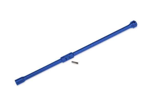 Traxxas TRX7455X-BLUE Driveshaft, center, plastic (blue)/ screw pin