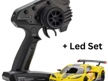 Kyosho 32370C8Y RWD Mini-Z MR04 RWD Corvette C8-R Yellow LED & Gyro (W-MM/KT531P)
