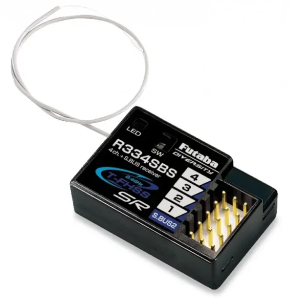 Futaba FPR334SBS Receiver R334SBS 4CH S.BUS2 T-FHSS-SR Diversity