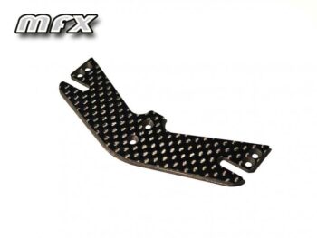 Atomic MFX-17 MFX Bumper main carbon 1.5mm - een V-vorm