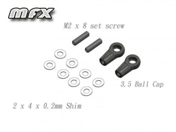 Atomic MFX-29 Bovenarm Ball Cap, Stelschroeven en shim