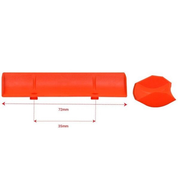 Nexx racing NX-294-O Nexx Racing Plastic Spoiler Set (Neon Orange)