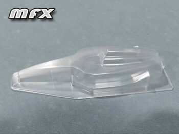 Atomic MFX-25 MFX Body shell (0.7mm) - transparante, ongespoten lexaan body shell
