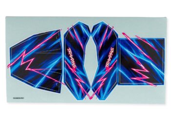 Traxxas TRX12017-BLUE Traxxas TRX12017-BLUE TXC-4M Blue Body Decals