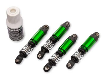 Traxxas TRX12060-GRN Traxxas TRX12060-GRN Green Aluminum GTM Pro Shocks with Springs (4)
