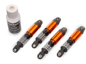 Traxxas TRX12060-ORNG Traxxas TRX12060-ORNG Orange Aluminum GTM Pro Shocks with Springs (4)
