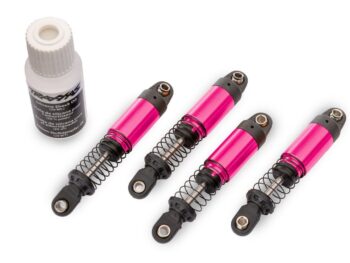 Traxxas TRX12060-PINK Traxxas TRX12060-PINK Pink Aluminum GTM Pro Shocks with Springs (4)
