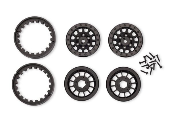 Traxxas TRX12071 Black 1.3" Method Race Beadlock Wheels (2)